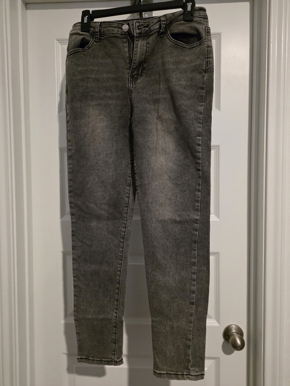 SHEIN Women's Grey Skinny Jeans